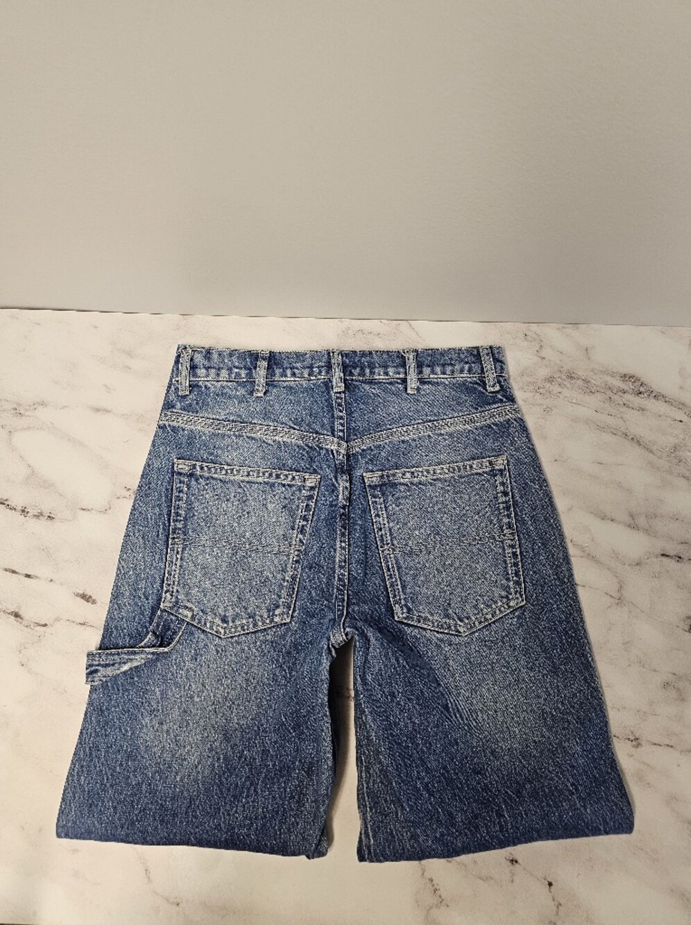 Reformation Jeans Kealy Carpenter High Rise Relaxed Straight Leg Blue Jeans 26 - Picture 6 of 9